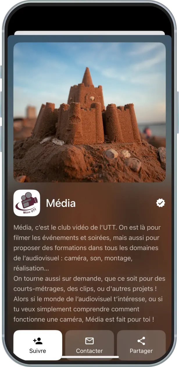Community app screenshot