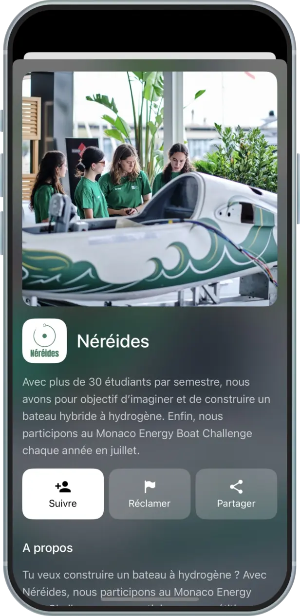 Community app screenshot
