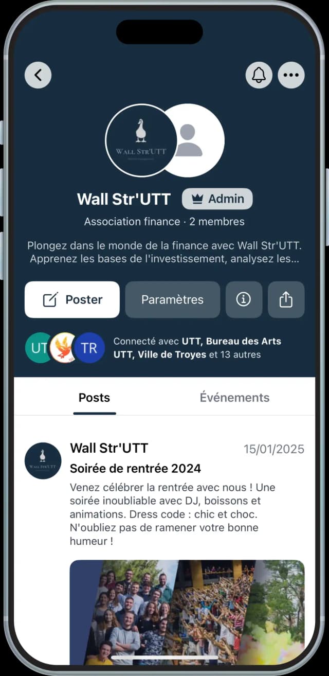 Admin screenshot