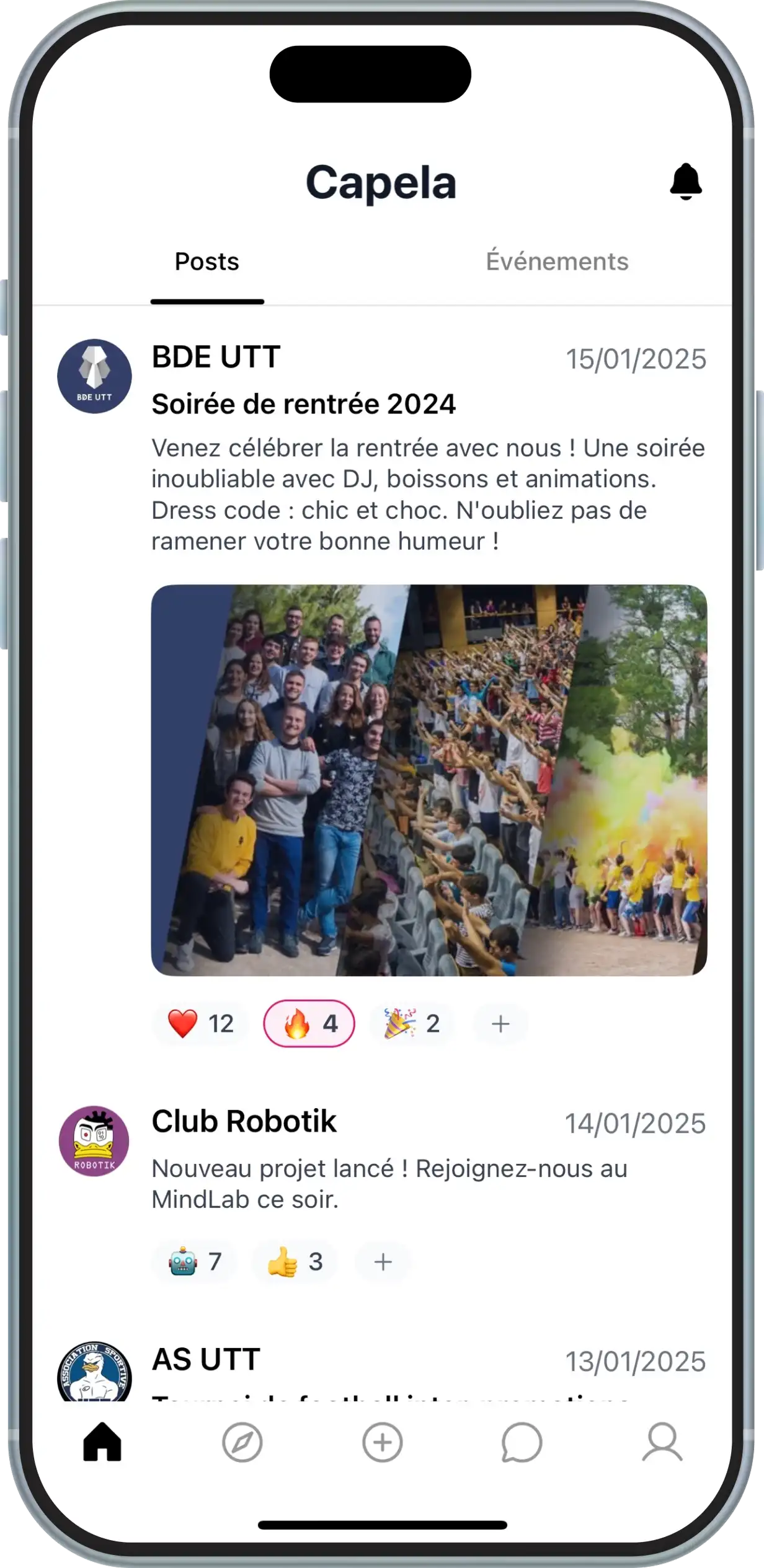 Feed app screenshot