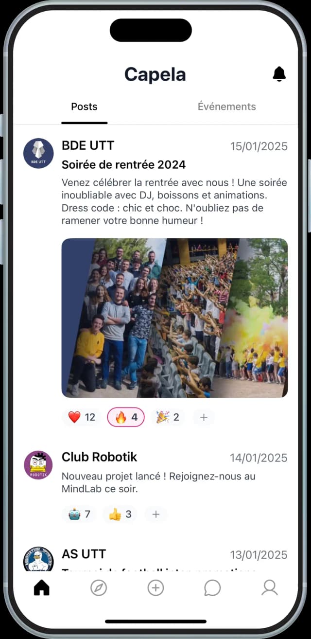 Feed app screenshot